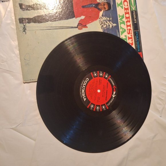 Johnny mathis merry christmas lp record - Picture 3 of 4